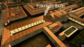 Animation of ancient Roman Fort in Caerleon Wales [upl. by Dorcus147]