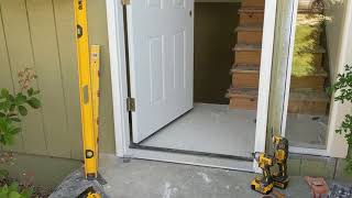 Jeld Wen Front Door Installation  Really crappy products and craftsmanship PART 1 [upl. by Yance11]