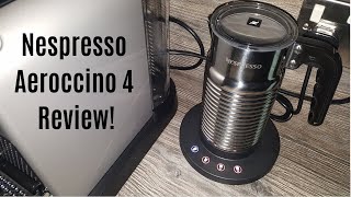 Nespresso Aeroccino 4 Milk Frother Review  Worth upgrading from the Aeroccino 3 [upl. by Coveney69]