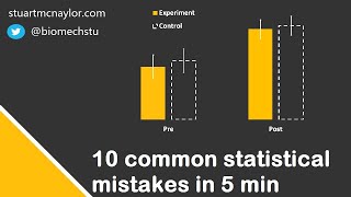 Ten Statistical Mistakes in 5 Min [upl. by Zobe84]