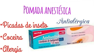 Resenha PomadaAndantol Gel [upl. by Aiym434]