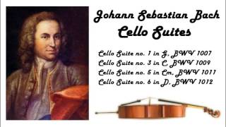 Johann Sebastian Bach  Cello suites in 432 Hz great for reading or studying [upl. by Ulysses625]