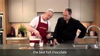 How to make a hot chocolate using an aerolatte milk frother [upl. by Ilse]