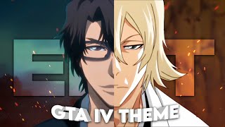 Aizen x Urahara  GTA IV Theme Edit [upl. by Llerahc757]